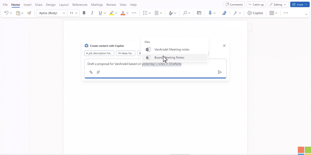 Copilot in Word