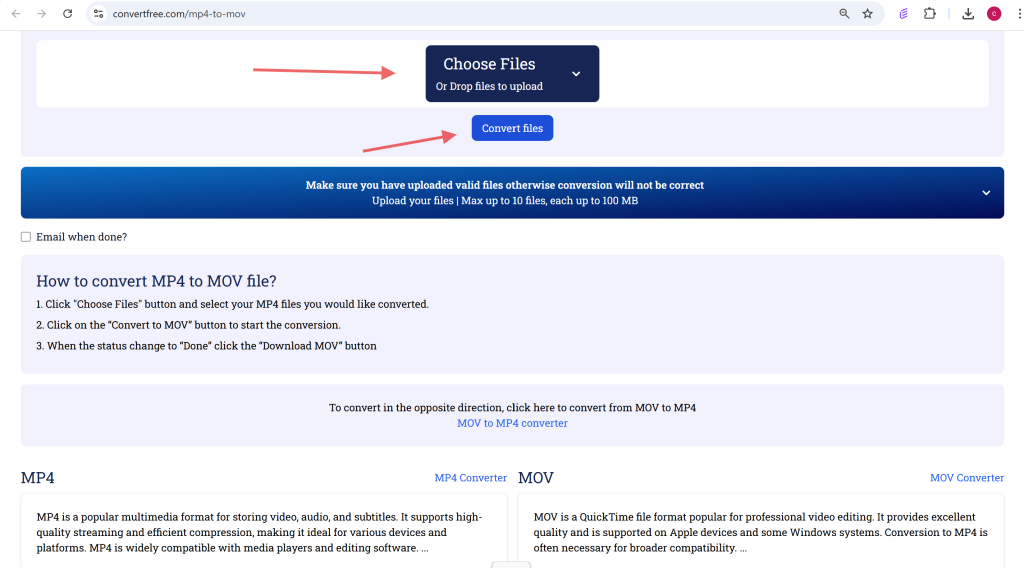 MP4 to MOV Converter