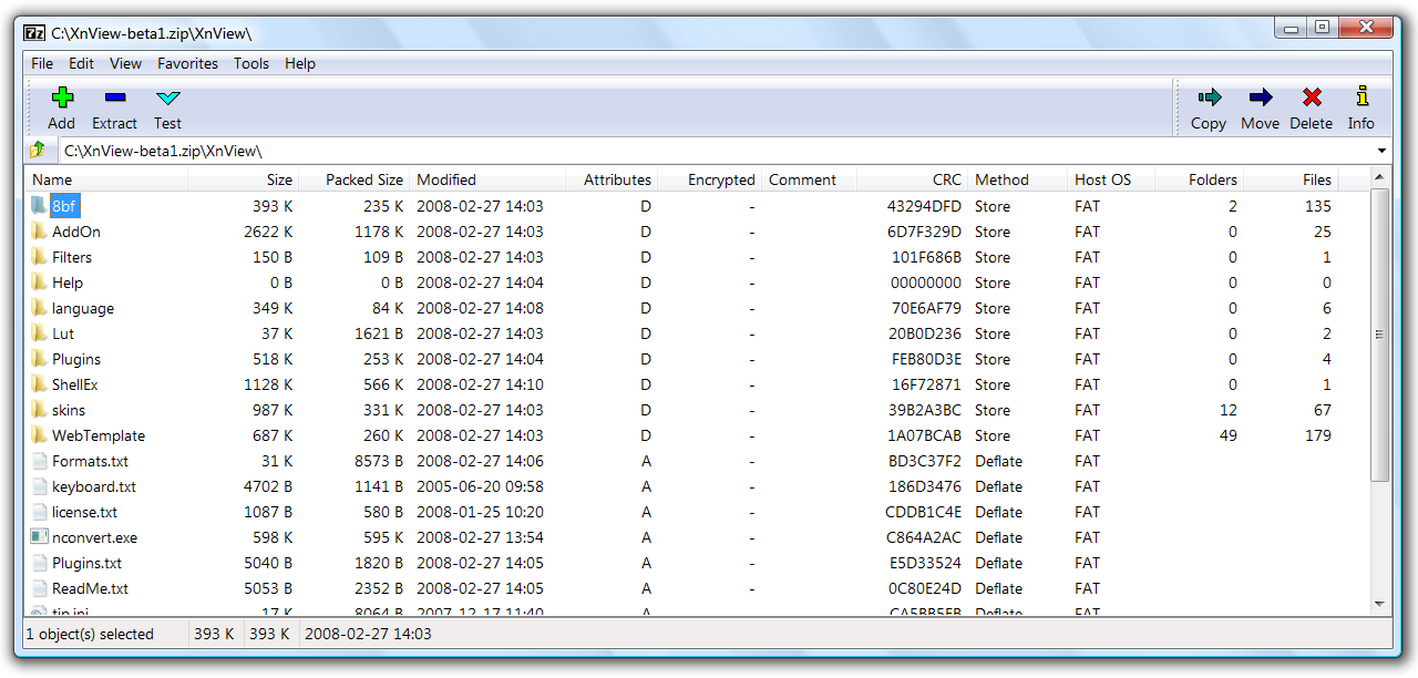 7-Zip interface screenshot 3