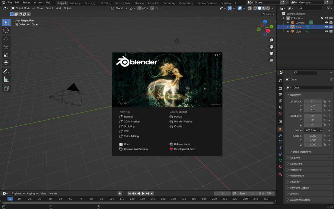 Blender interface screenshot 1