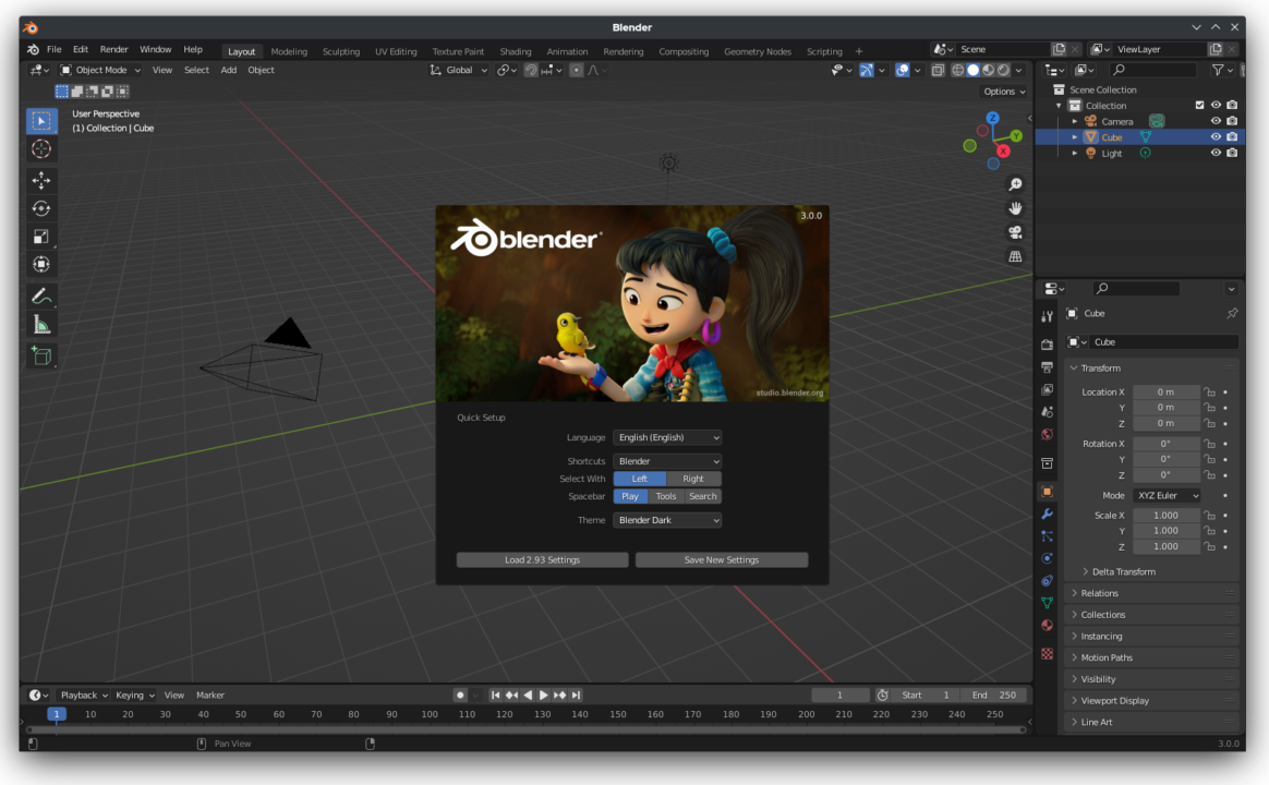 Blender interface screenshot 2