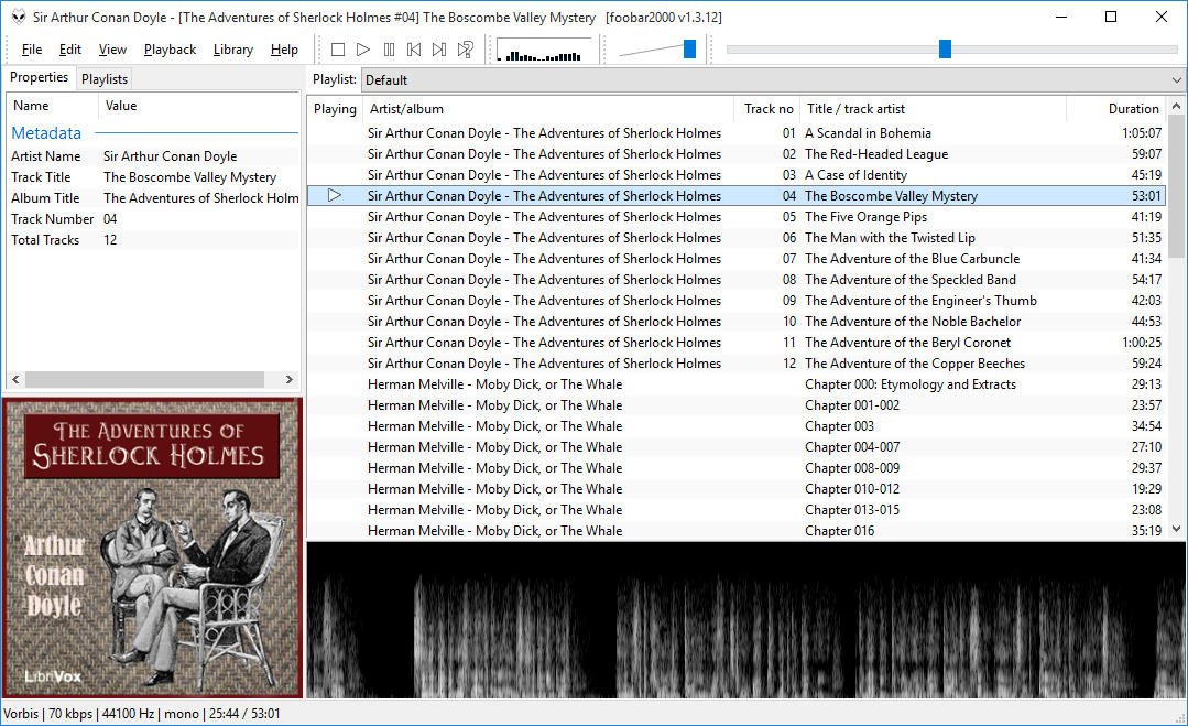 foobar2000 interface screenshot 2