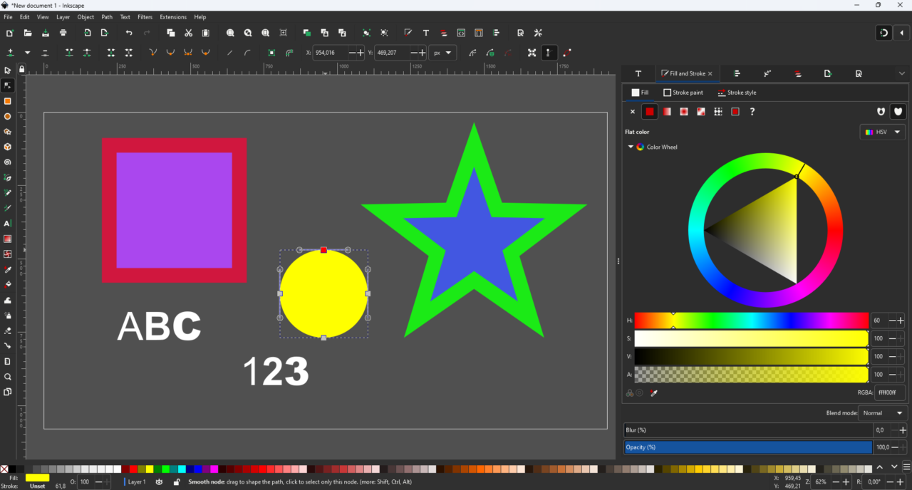 Inkscape interface screenshot 2