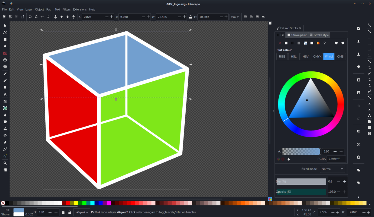 Inkscape interface screenshot 3